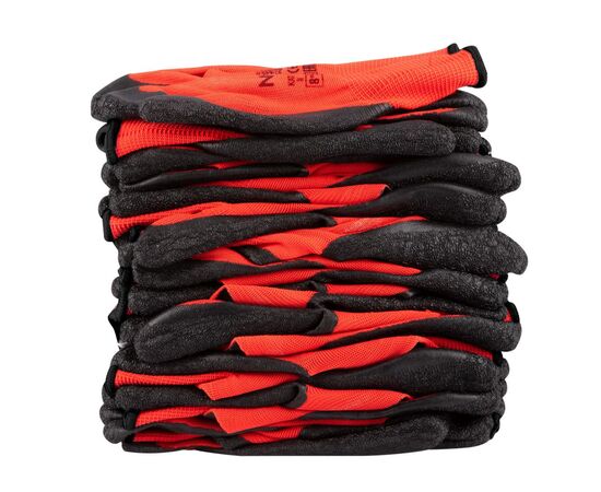 Защитные перчатки Neo Tools комплект 12шт, полиэстер с латексным покрытием, р.11, красно-черный (97-645-11), изображение 5 Защитные перчатки Neo Tools комплект 12шт, полиэстер с латексным покрытием, р.11, красно-черный (97-645-11), изображение 5