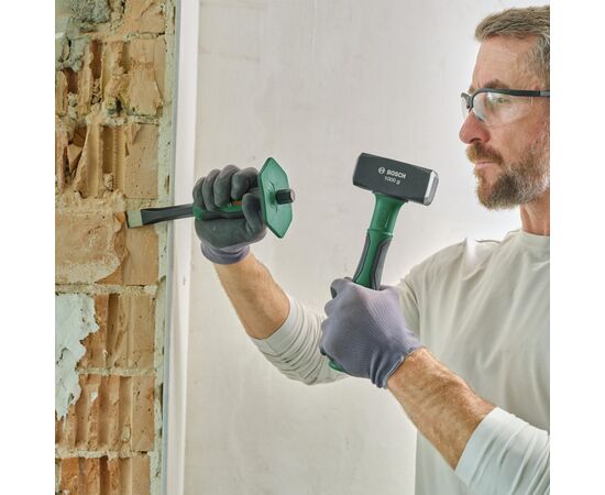 Зубило Bosch плоское, 250x102x81мм, защита руки, CrV (1.600.A02.ZA5), изображение 4 Зубило Bosch плоское, 250x102x81мм, защита руки, CrV (1.600.A02.ZA5), изображение 4