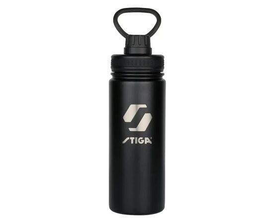Бутылка для воды Stiga Water Bottle Steel Black 550ml (2905-0101-55) (931287)