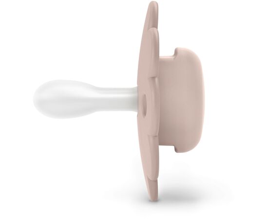 Пустышка Suavinex Wonder фізіологічна 2 шт, 0-6 місяців, світло-рожева та нюдова (308400), изображение 3