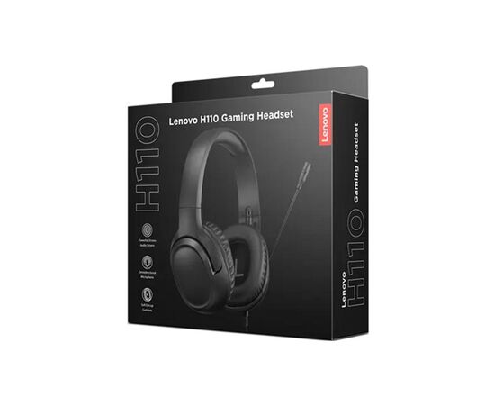 Навушники Lenovo H110 Gaming Headset Black (GXD1P46879), зображення 7 Навушники Lenovo H110 Gaming Headset Black (GXD1P46879), зображення 7
