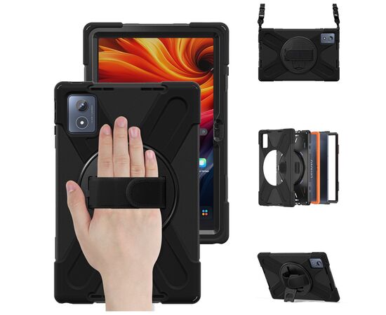Чехол для планшета BeCover Heavy Duty Lenovo Tab K11 Plus TB-352F 11.45" Black (713635), изображение 4 Чехол для планшета BeCover Heavy Duty Lenovo Tab K11 Plus TB-352F 11.45" Black (713635), изображение 4
