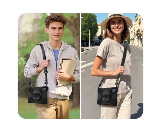 Чехол для планшета BeCover Heavy Duty Lenovo Tab K11 Plus TB-352F 11.45" Black (713635), изображение 5 Чехол для планшета BeCover Heavy Duty Lenovo Tab K11 Plus TB-352F 11.45" Black (713635), изображение 5