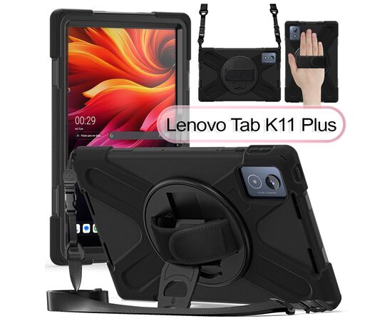 Чохол до планшета BeCover Heavy Duty Lenovo Tab K11 Plus TB-352F 11.45" Black (713635)