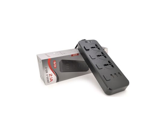 Сетевой фильтр питания Voltronic TВ-Т14, 3роз, 3*USB Black (ТВ-Т14-Black), изображение 2 Сетевой фильтр питания Voltronic TВ-Т14, 3роз, 3*USB Black (ТВ-Т14-Black), изображение 2