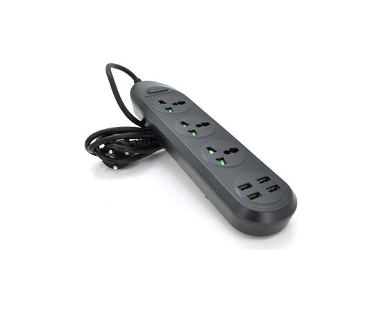 Сетевой фильтр питания Voltronic TВ-Т16mini, 3роз, 4*USB Black (ТВ-Т16mini-Black)
