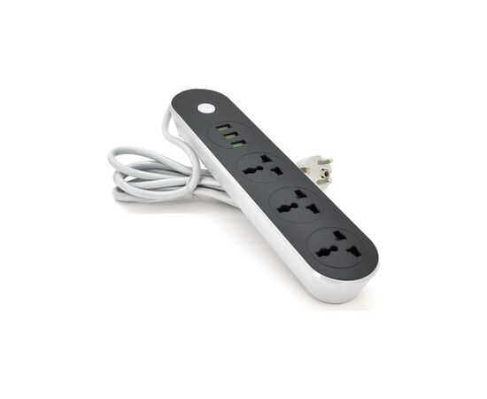 Сетевой фильтр питания Voltronic TВ-Т56, 3роз, 3*USB Black (ТВ-Т56-Black)