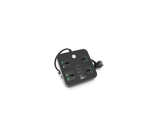 Сетевой фильтр питания Voltronic TВ-Т90, 4роз, 3*USB Black (ТВ-Т90-Black), изображение 2 Сетевой фильтр питания Voltronic TВ-Т90, 4роз, 3*USB Black (ТВ-Т90-Black), изображение 2