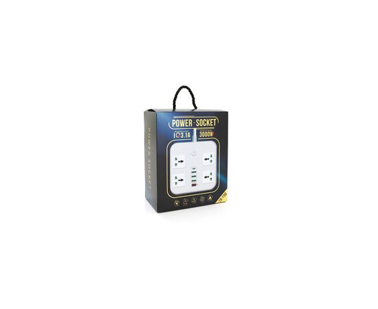 Сетевой фильтр питания Voltronic TВ-Т90, 4роз, 3*USB White (ТВ-Т90-White), изображение 5 Сетевой фильтр питания Voltronic TВ-Т90, 4роз, 3*USB White (ТВ-Т90-White), изображение 5