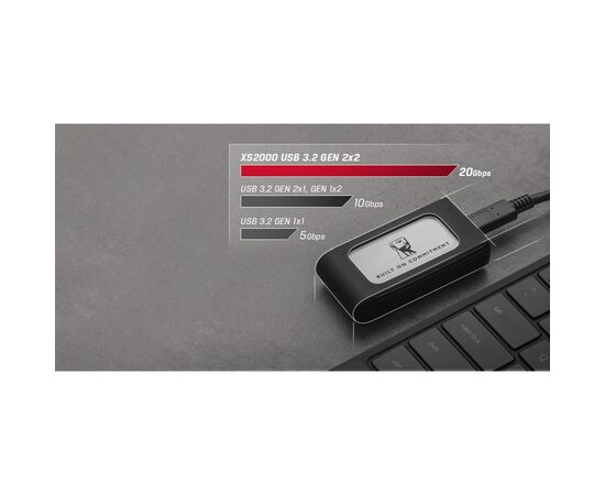 Накопитель SSD USB Type-C 1TB XS2000 Kingston (SXS2000/1000GA), изображение 6 Накопитель SSD USB Type-C 1TB XS2000 Kingston (SXS2000/1000GA), изображение 6