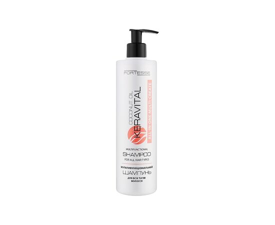 Шампунь Fortesse Professional All-In-One Multi-Create Мультифункциональный с кокосовым маслом и UV-фильтром 400 мл (4823115504586)