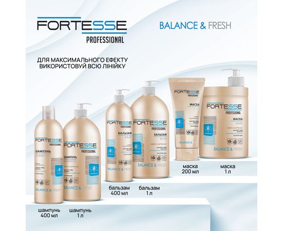Шампунь Fortesse Professional Balance & Fresh 400 мл (4820000307383), изображение 6