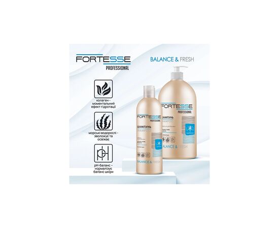Шампунь Fortesse Professional Balance & Fresh 1000 мл (4820000306201), изображение 2 Шампунь Fortesse Professional Balance & Fresh 1000 мл (4820000306201), изображение 2