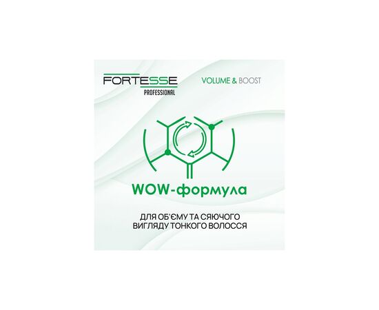 Шампунь Fortesse Professional Volume & Boost Для объема волос 1000 мл (4820000306157), изображение 3