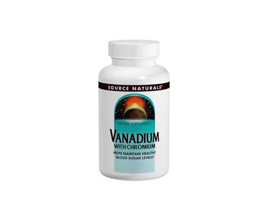 Минералы Source Naturals Ванадий с Хромом, 90 таблеток (SNS-01835)