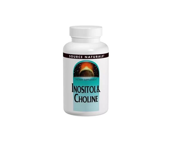 Витаминно-минеральный комплекс Source Naturals Инозитол (В8) & Холин (В4), 800 мг, 100 таблеток (SNS-00492)