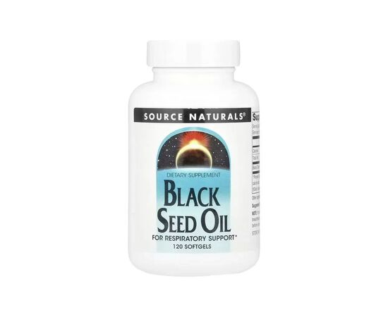 Травы Source Naturals Масло черного тмина, Black Seed Oil, 120 гелевых капсул (SNS-02757)