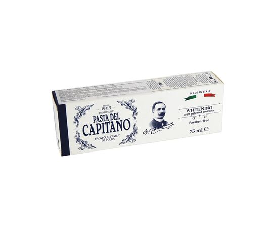 Зубная паста Pasta del Capitano Отбеливающая 75 мл (8002140137204), изображение 2 Зубная паста Pasta del Capitano Отбеливающая 75 мл (8002140137204), изображение 2