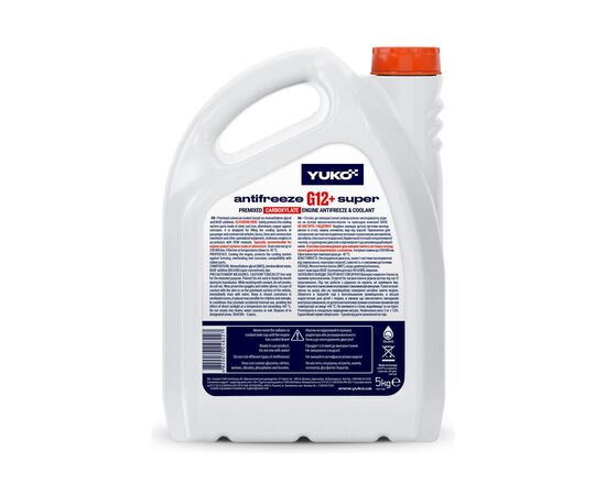 Антифриз Yuko -40 Super G12 + красный 5л (4820070248227), изображение 2 Антифриз Yuko -40 Super G12 + красный 5л (4820070248227), изображение 2