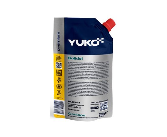 Смазка автомобильная Yuko Солидол Жировой 375г (4820070241402), изображение 2 Смазка автомобильная Yuko Солидол Жировой 375г (4820070241402), изображение 2