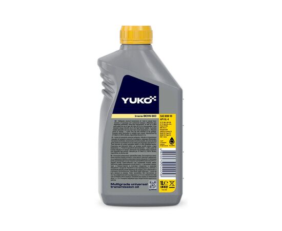 Трансмиссионное масло Yuko TRANS 80W-90 GL-4 1л (4820070244458), изображение 2 Трансмиссионное масло Yuko TRANS 80W-90 GL-4 1л (4820070244458), изображение 2