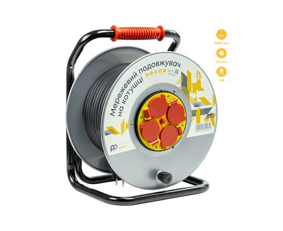 Сетевой удлинитель PowerPlant JY-20022/40, 40м (EX610532)