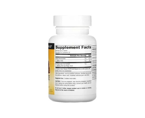 Травы Source Naturals Экстракт граната, 500 мг, Pomegranate Extract, 60 таблеток (SNS-01627), изображение 2 Травы Source Naturals Экстракт граната, 500 мг, Pomegranate Extract, 60 таблеток (SNS-01627), изображение 2