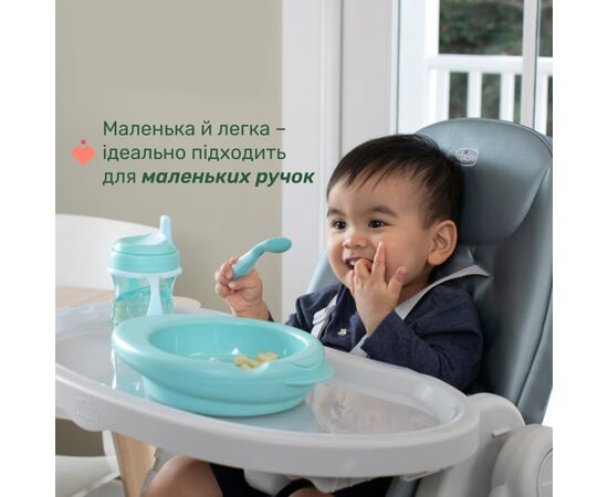 Набор детской посуды Chicco Ложка First Spoon 8 м+ (16100.15), изображение 4 Набор детской посуды Chicco Ложка First Spoon 8 м+ (16100.15), изображение 4