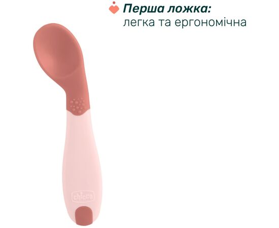 Набор детской посуды Chicco Set Prima Pappa 6м+ Рожевий (16200.15), изображение 4 Набор детской посуды Chicco Set Prima Pappa 6м+ Рожевий (16200.15), изображение 4