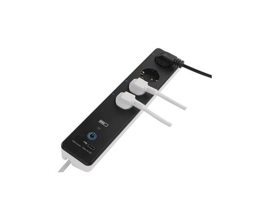 Сетевой удлинитель EMOS P1422SM 2m 4 роз. 1xUSB-A 1xUSB-C Wi-Fi 1,5мм2 (P1422SM), изображение 3 Сетевой удлинитель EMOS P1422SM 2m 4 роз. 1xUSB-A 1xUSB-C Wi-Fi 1,5мм2 (P1422SM), изображение 3