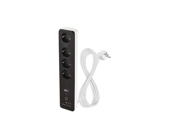 Сетевой удлинитель EMOS P1422SM 2m 4 роз. 1xUSB-A 1xUSB-C Wi-Fi 1,5мм2 (P1422SM)