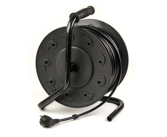 Сетевой удлинитель PowerPlant на катушке 50 м, 4 розетки (JY-2002/50) (PPRA10M500S4), изображение 2