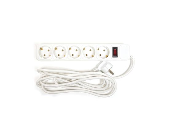 Сетевой фильтр питания PowerPlant 3 м, 5 розеток, евростандарт (JY-1056/3) (PPSA10M30S5B)