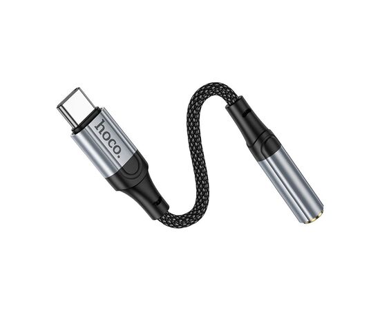 Переходник USB-C to 3.5mm F 0.12m Black HOCO (6942007608886), изображение 5 Переходник USB-C to 3.5mm F 0.12m Black HOCO (6942007608886), изображение 5