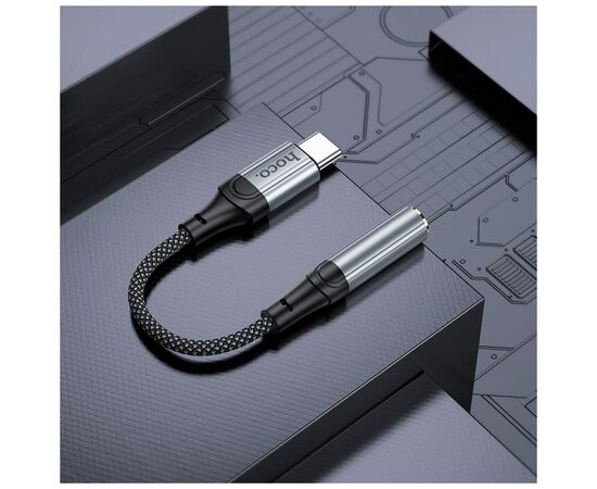 Переходник USB-C to 3.5mm F 0.12m Black HOCO (6942007608886), изображение 7 Переходник USB-C to 3.5mm F 0.12m Black HOCO (6942007608886), изображение 7