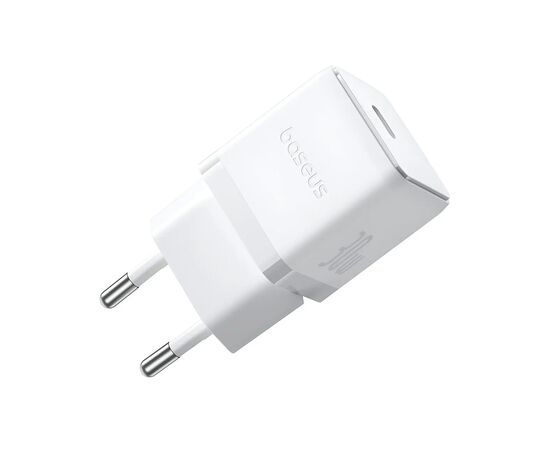 Зарядний пристрій Baseus Palm Fast Charger 1C 30W + Cable 1.0m Type-C 60W white (P10111605213-01), зображення 4 Зарядний пристрій Baseus Palm Fast Charger 1C 30W + Cable 1.0m Type-C 60W white (P10111605213-01), зображення 4