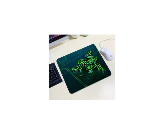 Коврик для мышки Voltronic Razer 10 Black/Green (YT-RZ10)