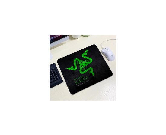 Килимок для мишки Voltronic Razer 12 Black/Green (YT-RZ12)