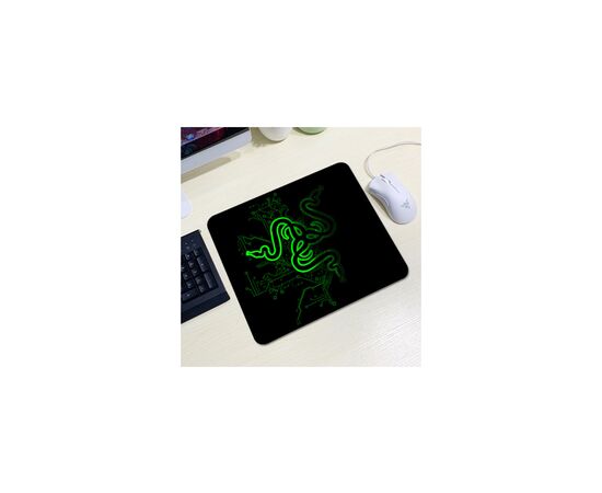 Коврик для мышки Voltronic Razer 13 Black/Green (YT-RZ13)
