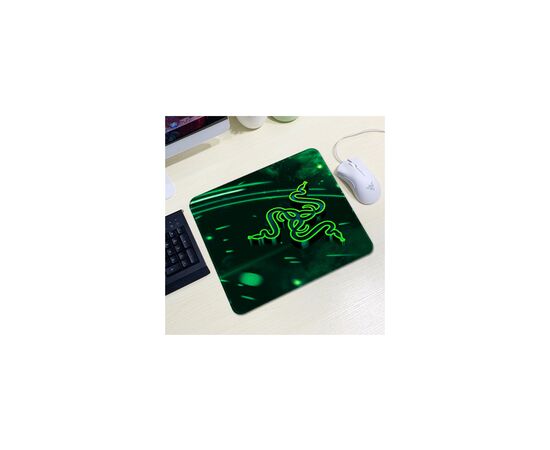 Коврик для мышки Voltronic Razer 8 Black/Green (YT-RZ8)