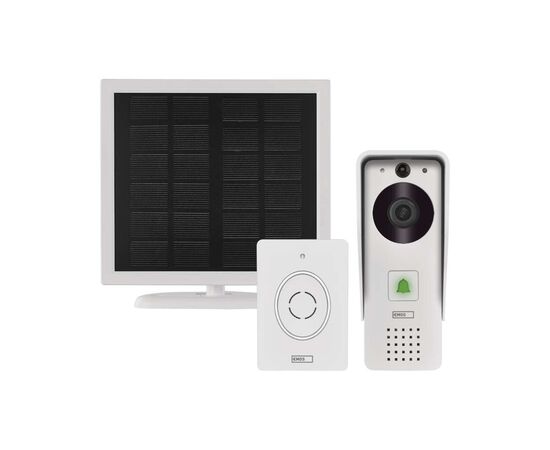 Відеодомофон video H4030GoSmar Wi-Fi solar panel EMOS (H4030), зображення 2 Відеодомофон video H4030GoSmar Wi-Fi solar panel EMOS (H4030), зображення 2