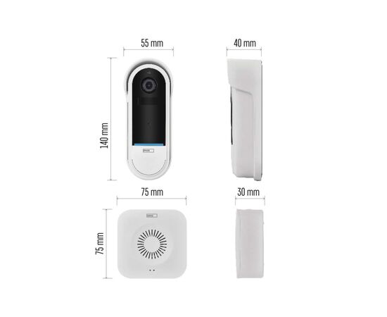 Відеодомофон video H4032GoSmartWi-Fi EMOS (H4032), зображення 11 Відеодомофон video H4032GoSmartWi-Fi EMOS (H4032), зображення 11