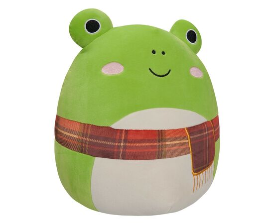 Мягкая игрушка Squishmallows Лягушка Венди в шарфе 30 см (SQCR04157), изображение 2 Мягкая игрушка Squishmallows Лягушка Венди в шарфе 30 см (SQCR04157), изображение 2