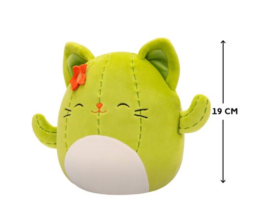 Мягкая игрушка Squishmallows Кактус кошка Мисс 19 см (SQCR06594), изображение 2