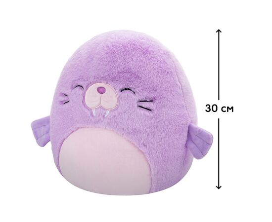 Мягкая игрушка Squishmallows Морж Винни 30 см (SQCR06680), изображение 2 Мягкая игрушка Squishmallows Морж Винни 30 см (SQCR06680), изображение 2