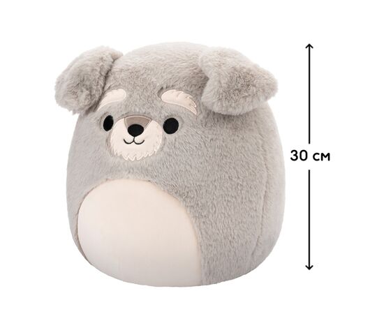 Мягкая игрушка Squishmallows Шнауцер Шон 30 см (SQCR06682), изображение 2 Мягкая игрушка Squishmallows Шнауцер Шон 30 см (SQCR06682), изображение 2