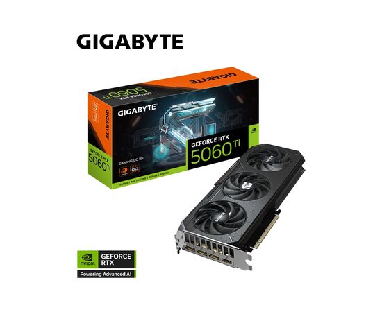 Видеокарта GIGABYTE GeForce RTX5060Ti 16Gb GAMING OC (GV-N506TGAMING OC-16GD), изображение 11 Видеокарта GIGABYTE GeForce RTX5060Ti 16Gb GAMING OC (GV-N506TGAMING OC-16GD), изображение 11