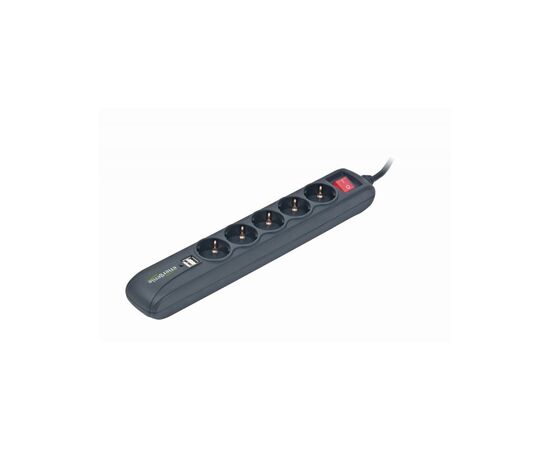 Сетевой фильтр питания EnerGenie SPG5-U2-5 Power strip with USB charger, 5 sockets, (SPG5-U2-5), изображение 2 Сетевой фильтр питания EnerGenie SPG5-U2-5 Power strip with USB charger, 5 sockets, (SPG5-U2-5), изображение 2