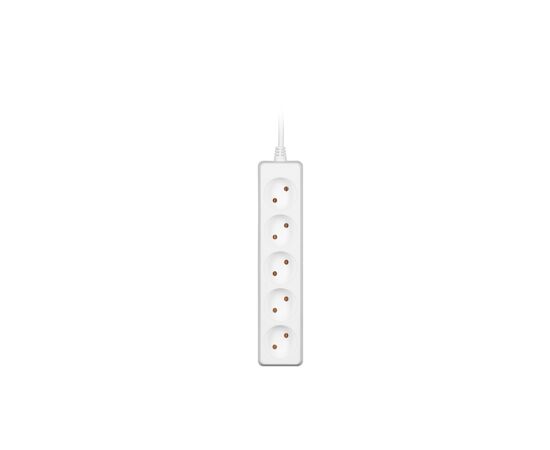 Сетевой удлинитель 2E 5XCEE7/17, 1.5м, white (2E-U0510M1.5), изображение 2 Сетевой удлинитель 2E 5XCEE7/17, 1.5м, white (2E-U0510M1.5), изображение 2