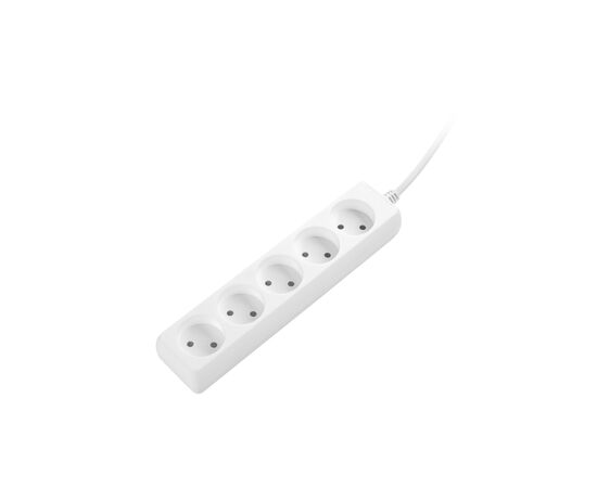 Сетевой удлинитель 2E 5XCEE7/17, 1.5м, white (2E-U0510M1.5), изображение 3 Сетевой удлинитель 2E 5XCEE7/17, 1.5м, white (2E-U0510M1.5), изображение 3